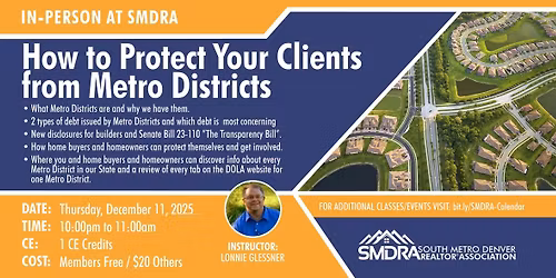 How to Protect Your Clients from Metro Districts