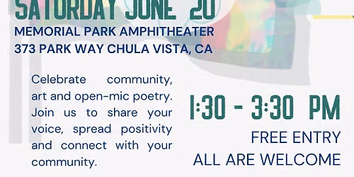 ART POP UP: UNFURLED CHULA VISTA - ONE DAY ONLY!