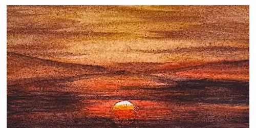 Watercolor Sunsets & Sparkling Oceans