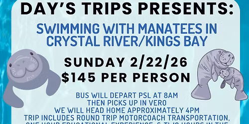 Swimming With Manatees In Crystal River\/Kings Bay