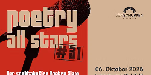 Poetry All Stars \u2013 der spektakul\u00e4re Poetry Slam!