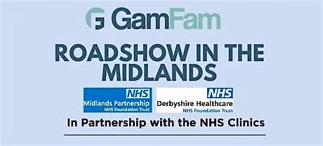 GamFam Roadshow in the Midlands, in partnership with the NHS Clinics