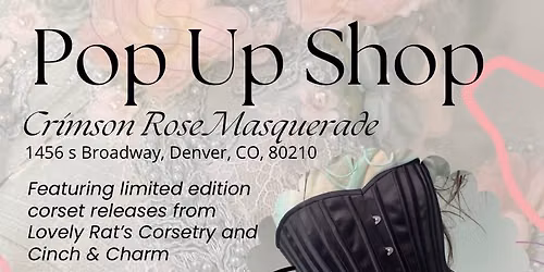 Corset Pop up sale