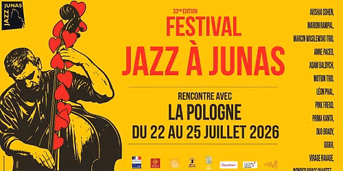 FESTIVAL JAZZ A JUNAS 2025 "Rencontre avec la Pologne"