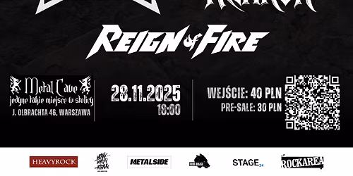 DezinformaTour 2025 (Warszawa) - MANTRA + SNAKEBYTE + RANKOR + REIGN OF FIRE
