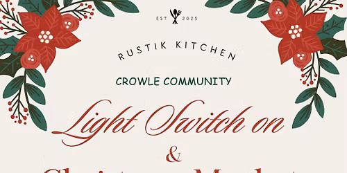 Crowle Community Light Switch On & Market