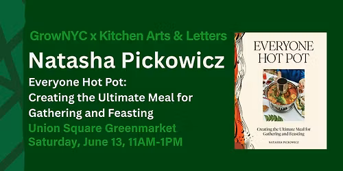 Greenmarket Book Signing with Natasha Pickowicz