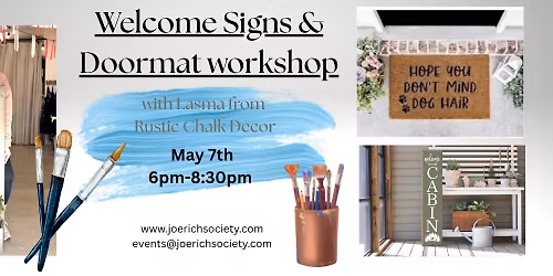 Welcome Signs & Doormat Workshop
