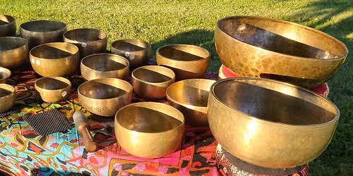 Singing Bowls at Sunset