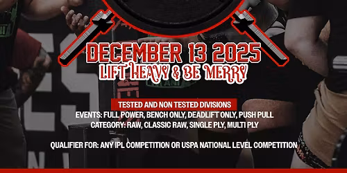 USPA Tested and Open Sleighin Weights