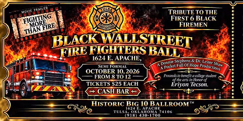 Black Wallstreet Firefighters Ball