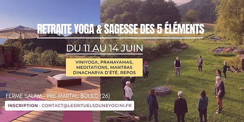 Retraite Yoga et Sagesse des 5 \u00e9l\u00e9ments