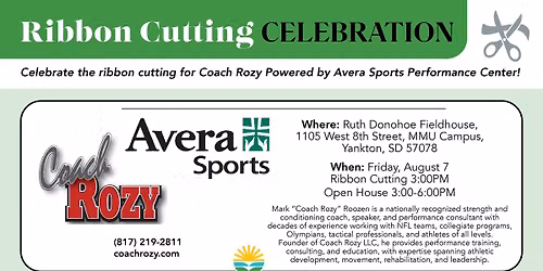 Ribbon Cutting Celebration | Coach Rozy Avera Sports