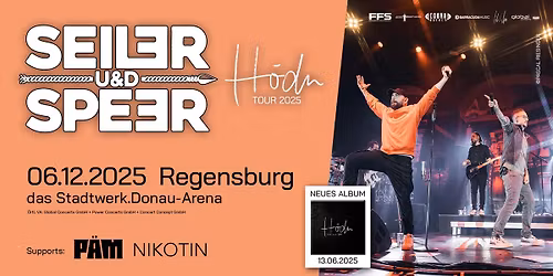 Seiler und Speer | H\u00f6dn Tour 2025 | Regensburg