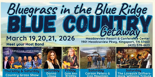 Bluegrass in the Blue Ridge Blue Country Getaway 2026