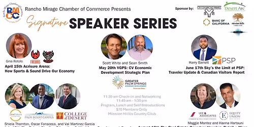 Signature Speaker Series #2: VGPS: CV Economic Development Strategic Plan 