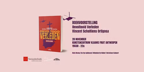 Boekvoorstelling 'Onvoltooid Verleden' - Vincent Scheltiens Ortigosa