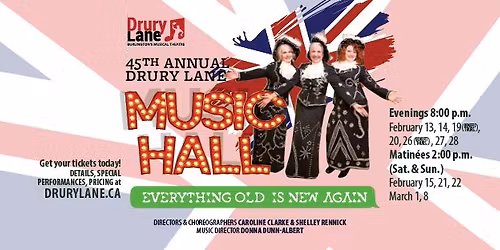 45th Annual Drury Lane Music Hall - Everything Old is New Again