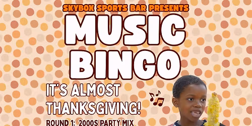 Music Bingo: 2000s Party & Songs About Food