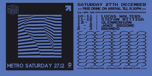 Metro Saturday 27.12