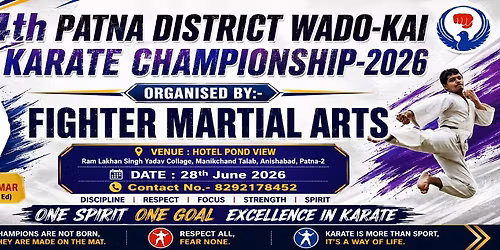4th Patna District Wado-Kai karate championship 2026