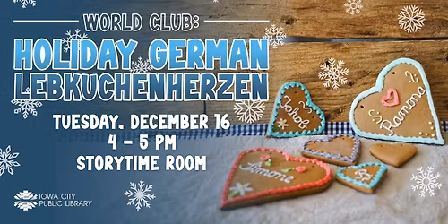 World Club: Holiday German Lebkuchenherzen