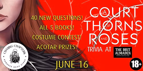 ACOTAR Trivia at the Brit Trivia Night!