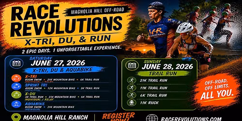 Magnolia Hill Off-Road\/Cross Triathlon, Duathlon, & Trail Run