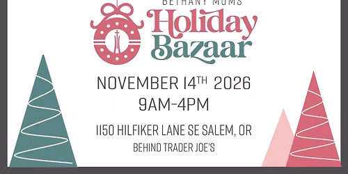 2026 Bethany Moms Holiday Bazaar 