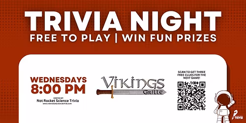 Topeka Trivia Night | Vikings Grille