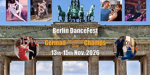 Berlin DanceFest weekender - German Modern Jive Championships (5th anniversary)