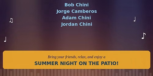 Live Music Concert in the Patio