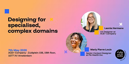LTUX Monthly: Designing for specialised, complex domains