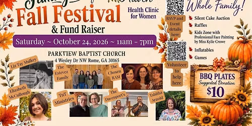 Haven Health Fall Festival and Fundraiser at Parkview Baptist - Rome, GA