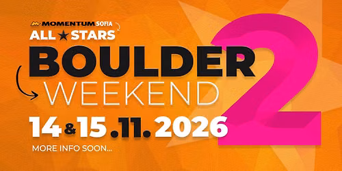 Momentum BOULDER WEEKEND Vol.2