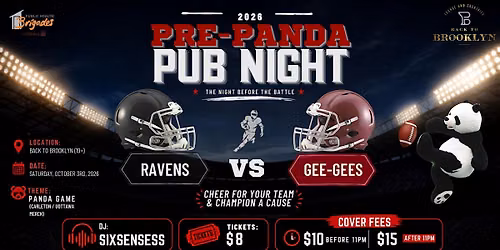 PRE-PANDA PUB NIGHT