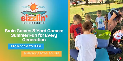 Brain Games & Yard Games: Summer Fun for Every Generation | Sizzlin' Summer Series