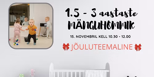 SaareS\u00e4ra m\u00e4nguhommik 1.5 - 3 aastastele