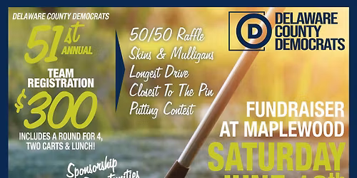 Delaware County Democratic Party 51st Annual Golf Fundraiser