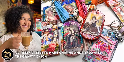 UV Resin Lab: Let's Make Charms and Pendants with the Crafty Chica!