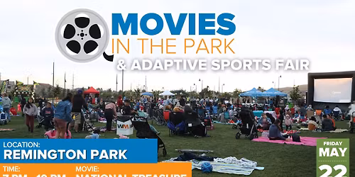 Movies in the Park and Adaptive Sports Fair - National Treasure