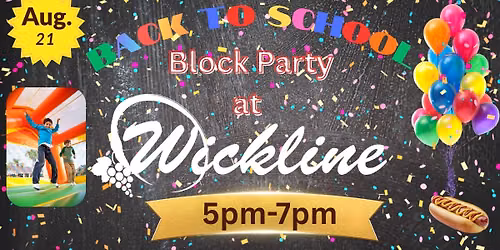 Back to School Block Party at Wickline UMC
