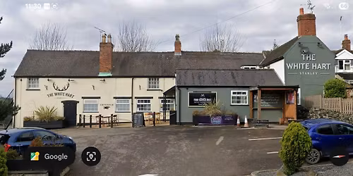 stanley village Christmas light switch on.