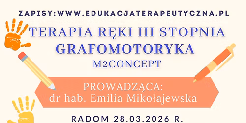 TERAPIA R\u0118KI III STOPNIA GRAFOMOTORYKA M2CONCEPT
