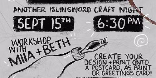 Wine-O and Lino - Another Islingword Craft Night