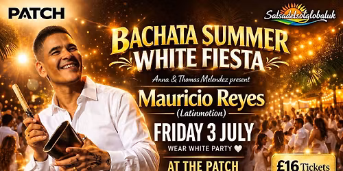 Mauricio Reyes Summer White Party at Patch Gloucester 3rd July 