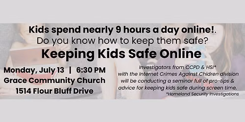 Keeping Your Kids Safe Online (In-Person Seminar)