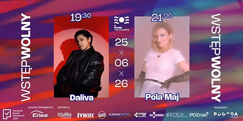Pola Maj \u2022 Daliva | 25.06 | Scena nad Rusa\u0142k\u0105