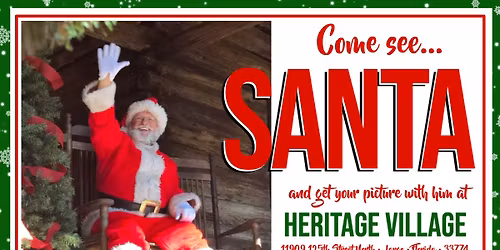 Heritage Village Santa Saturday