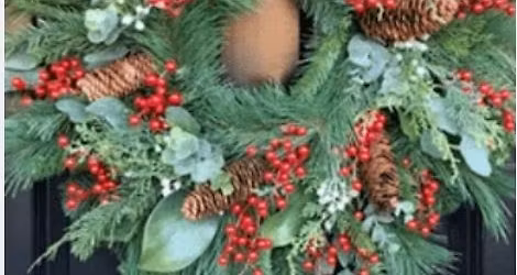 Classic Holiday Faux Wreath Workshop